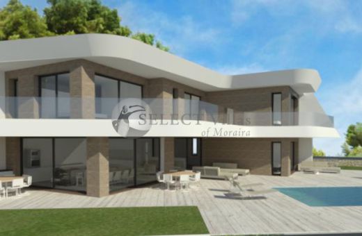 Villa nouvellement construite à vendre à Moraira